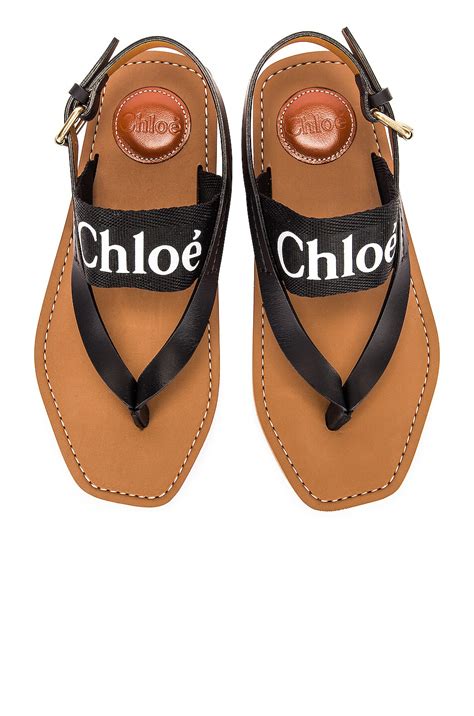 chloe woody leather sandals|chloe woody sandals outfit black.